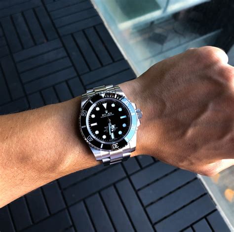 rolex sub c small wrist